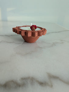 Small Clay Diya